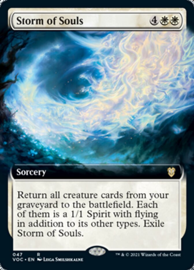 Storm of Souls (Extended Art) (47) [Commander: Innistrad: Crimson Vow]