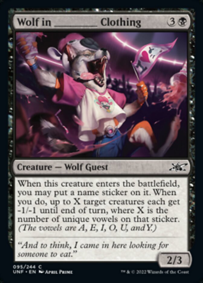 Wolf in _______ Clothing (95) [Unfinity]