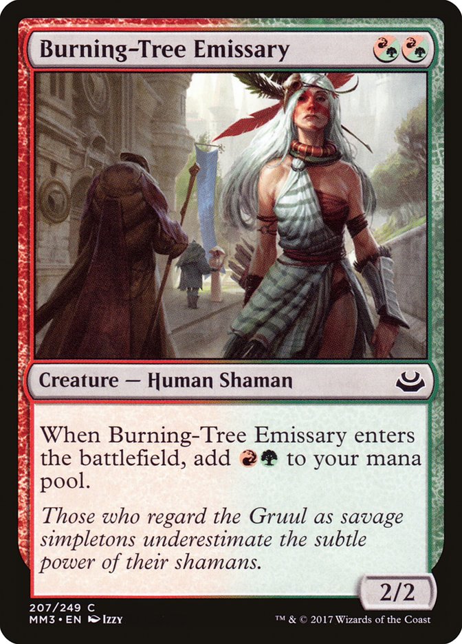 Burning-Tree Emissary (207) [Modern Masters 2017]