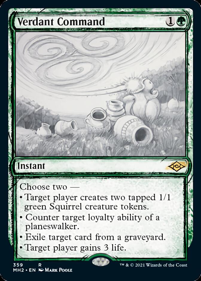Verdant Command (Showcase) (359) [Modern Horizons 2]