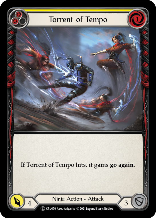Torrent of Tempo (Yellow) (CRU070) [Crucible of War]