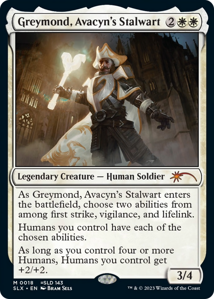 Greymond, Avacyn's Stalwart (18) [SLX Cards]