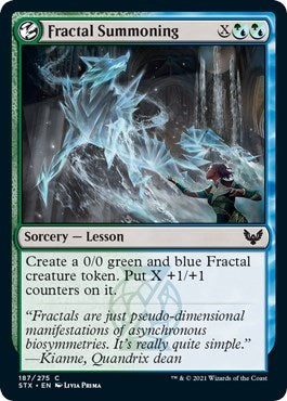 Fractal Summoning (187) [Strixhaven: School of Mages]