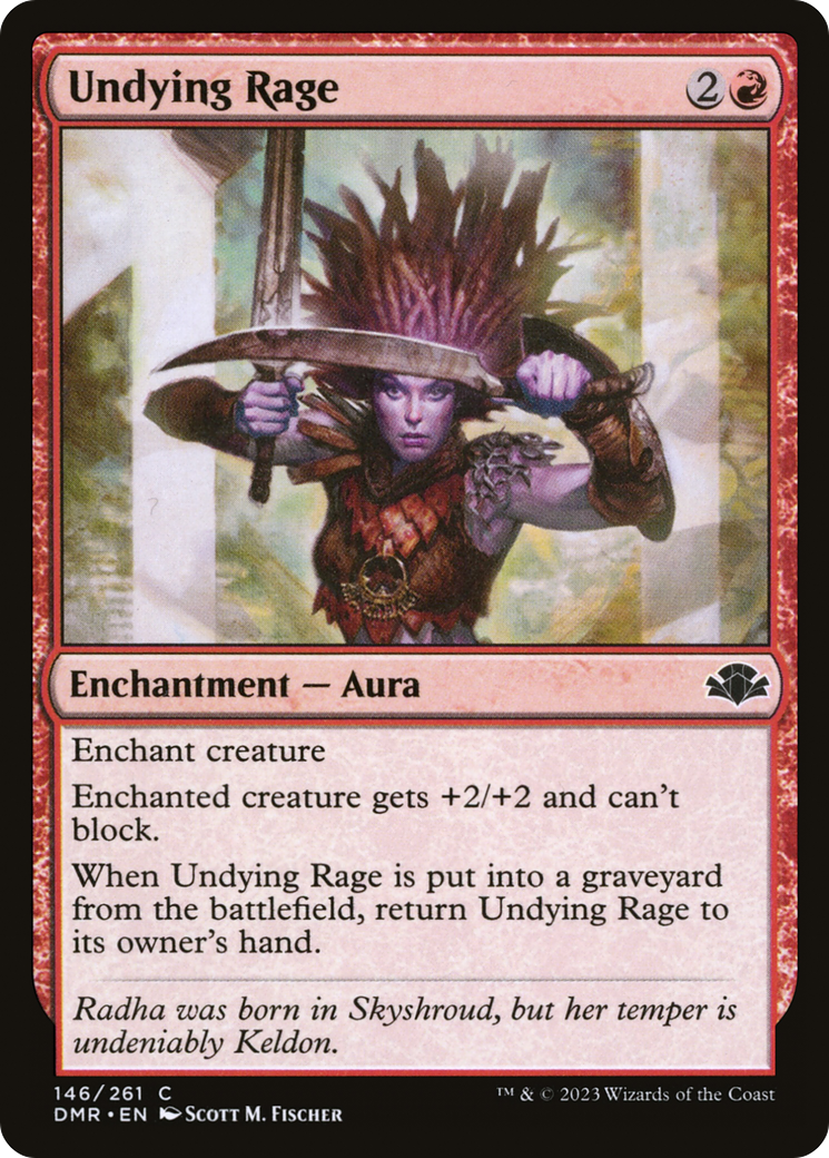 Undying Rage (146) [Dominaria Remastered]