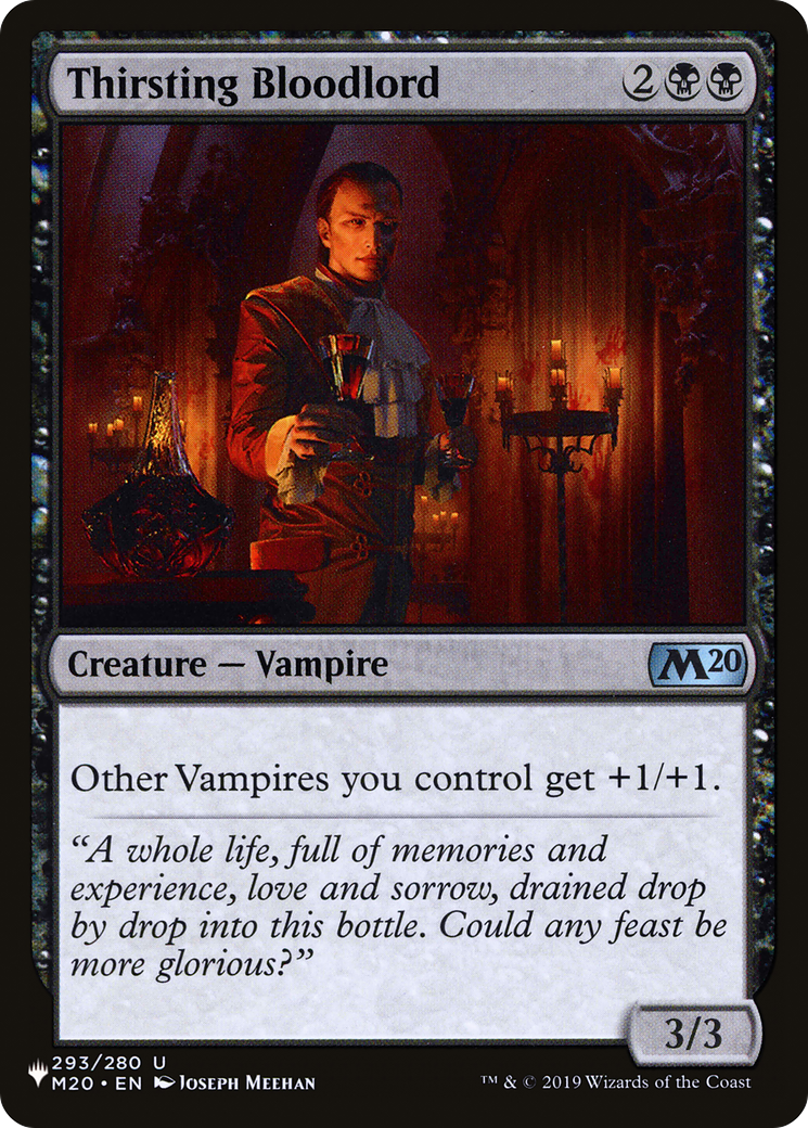 Thirsting Bloodlord (293/280) [The List Reprints]