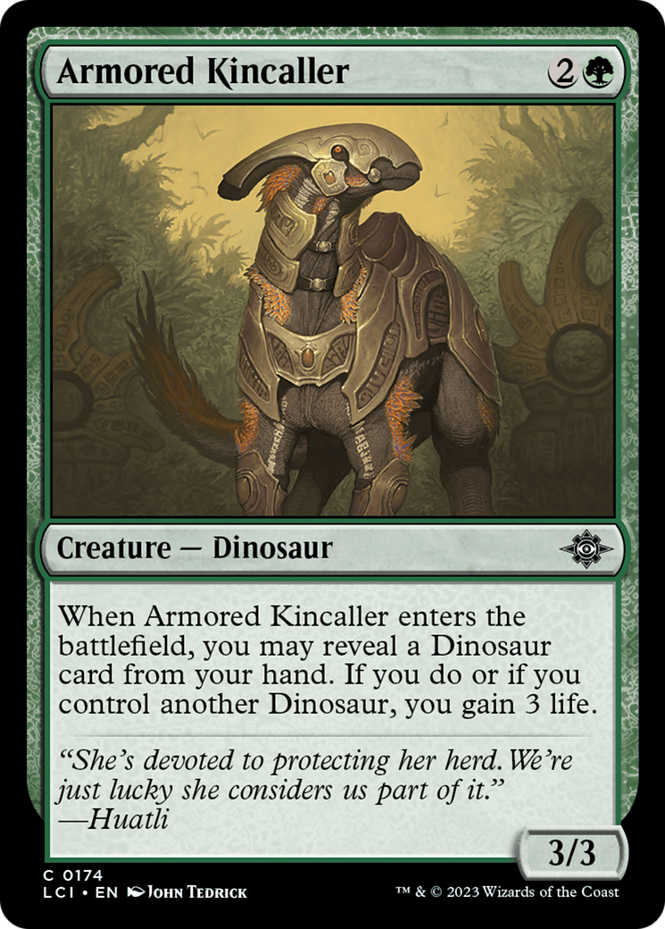 Armored Kincaller (174) [The Lost Caverns of Ixalan]