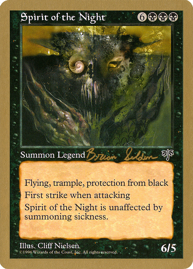 Spirit of the Night - 1998 Brian Selden (MIR) [World Championship Decks]