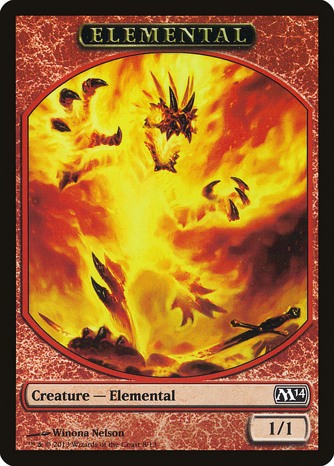 Elemental Token (8) (8) [Magic 2014 (M14)]