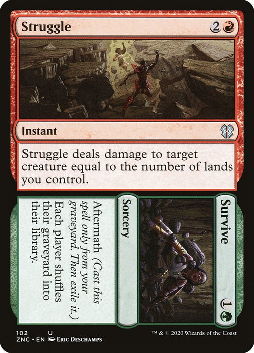 Struggle // Survive [Zendikar Rising Commander]