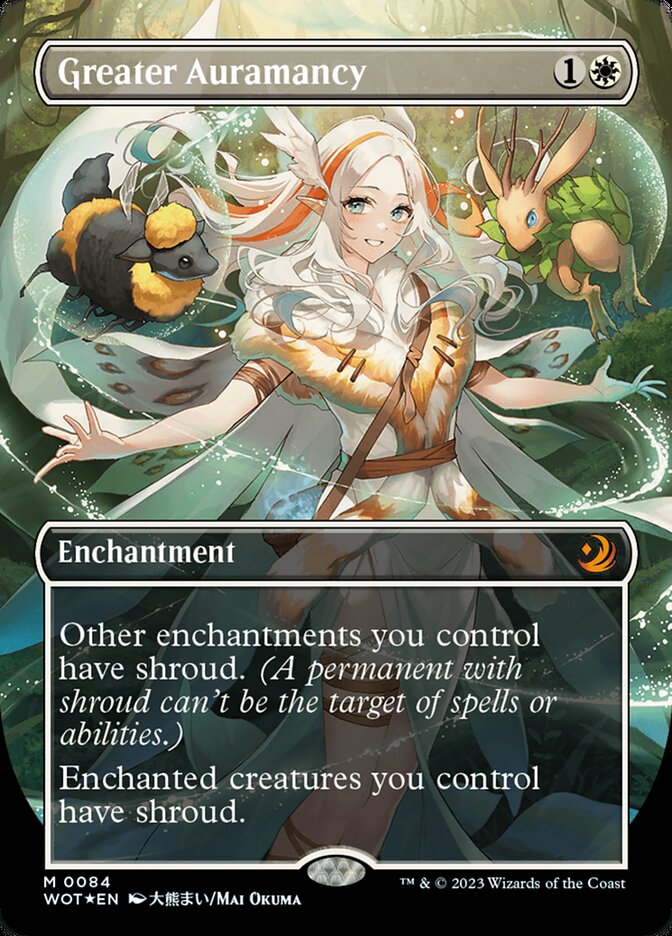 Greater Auramancy (Anime Borderless) (Confetti Foil) (84) [Wilds of Eldraine: Enchanting Tales]
