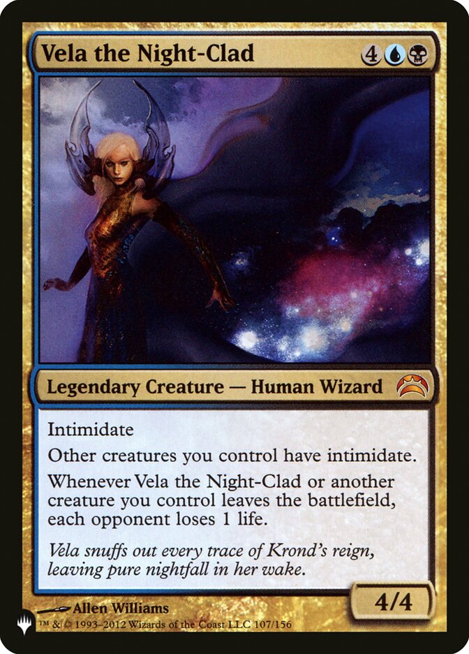 Vela the Night-Clad (107/156) [The List Reprints]