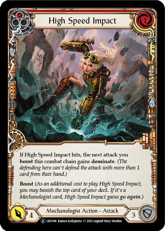 High Speed Impact (Red) (CRU106) [Crucible of War]