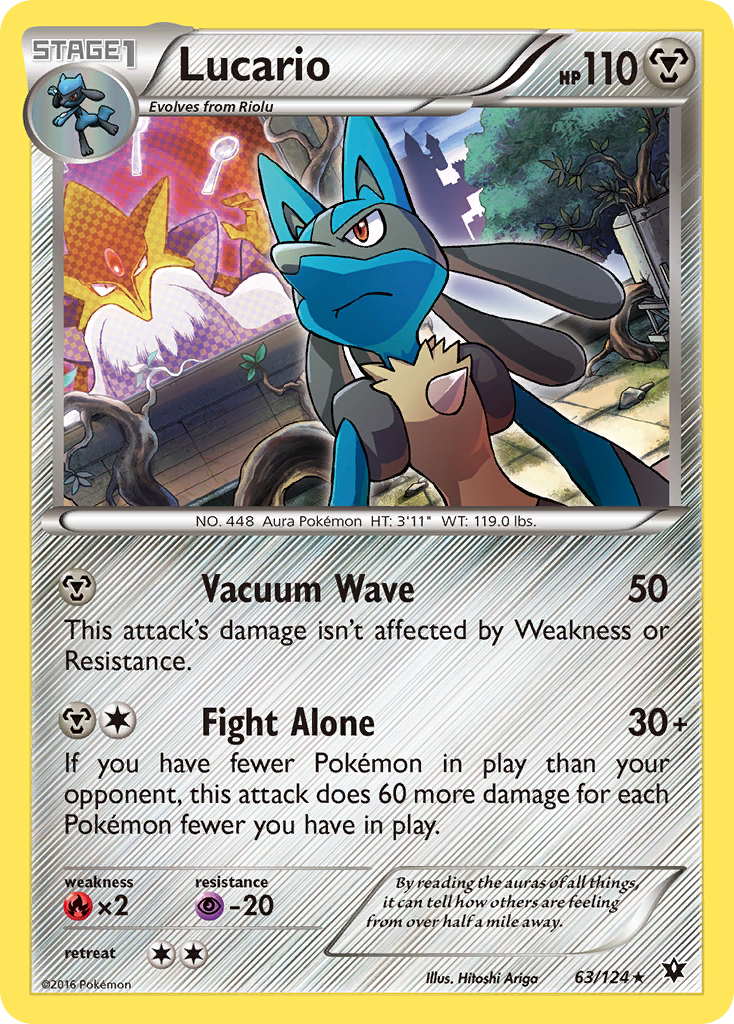 Lucario - 63/124 (Cosmos Holo) (063/124) [Miscellaneous Cards & Products]