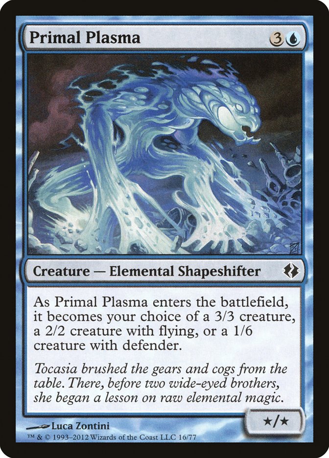 Primal Plasma (16) [Duel Decks: Venser vs. Koth]