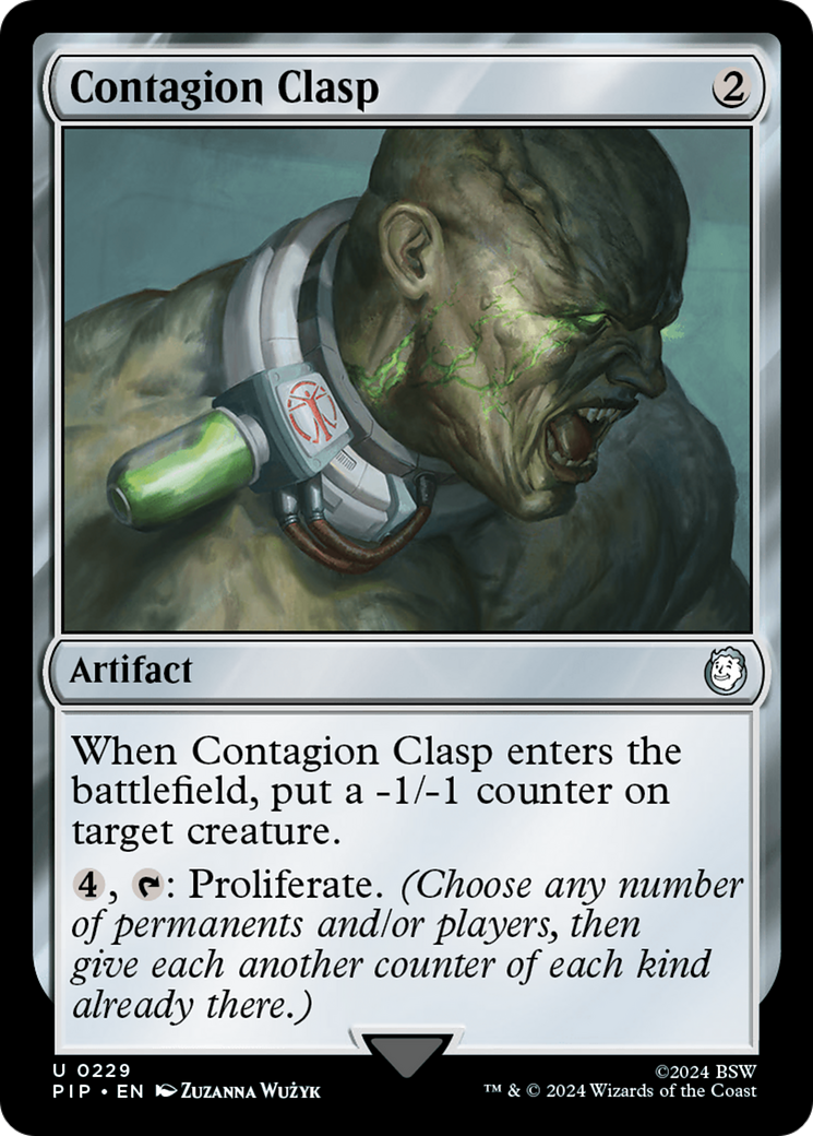 Contagion Clasp (229) [Universes Beyond: Fallout]