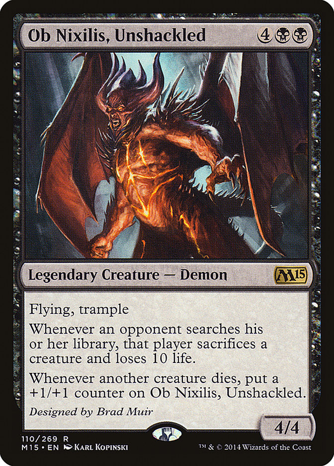 Ob Nixilis, Unshackled (110) [Magic 2015 (M15)]