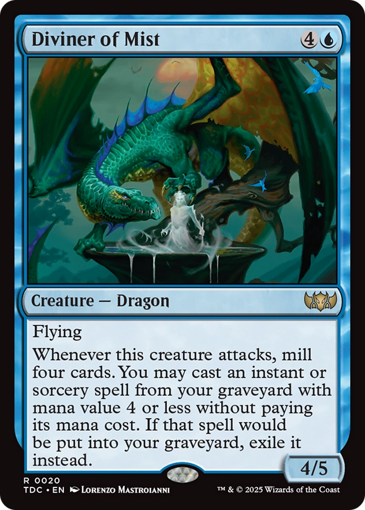 Diviner of Mist (20) [Commander: Tarkir: Dragonstorm]