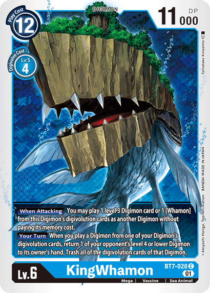 KingWhamon (BT7-028 C) [Next Adventure]