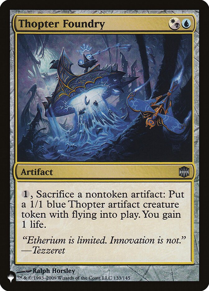 Thopter Foundry (ARB) (133/145) [The List Reprints]