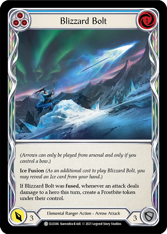 Blizzard Bolt (Blue) (ELE046) [Tales of Aria]