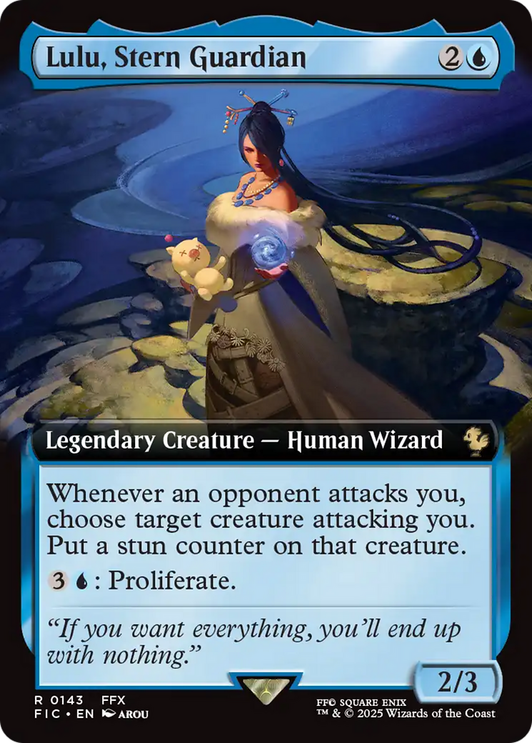 Lulu, Stern Guardian (Extended Art) (143) [Commander: FINAL FANTASY]