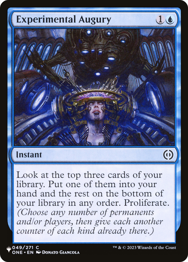 Experimental Augury (049/271) [The List Reprints]