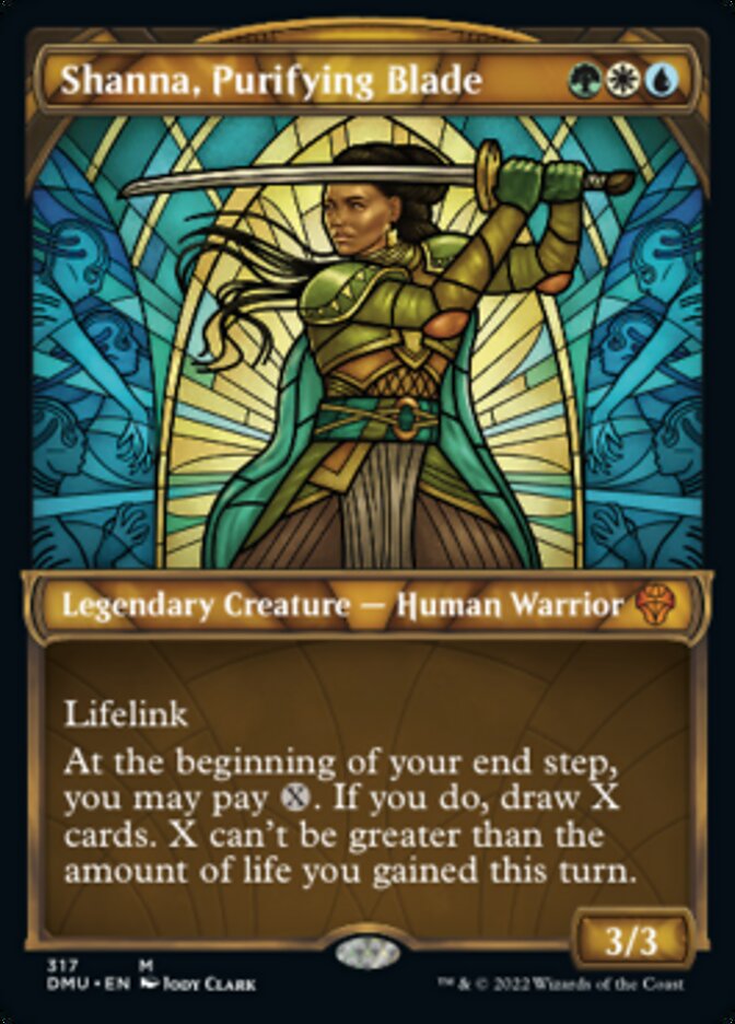 Shanna, Purifying Blade (Showcase) (317) [Dominaria United]