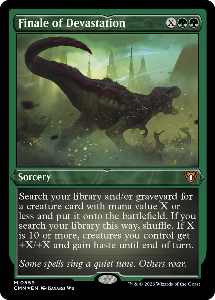 Finale of Devastation (Foil Etched) (559) [Commander Masters]