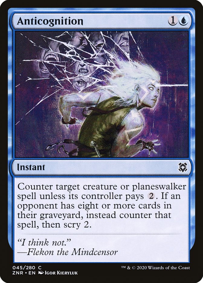 Anticognition (45) [Zendikar Rising]