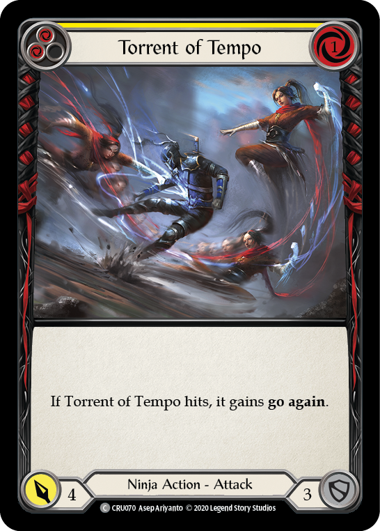 Torrent of Tempo (Yellow) (CRU070) [Crucible of War]
