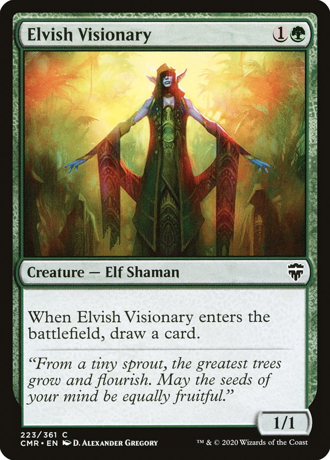 Elvish Visionary (223) [Commander Legends]