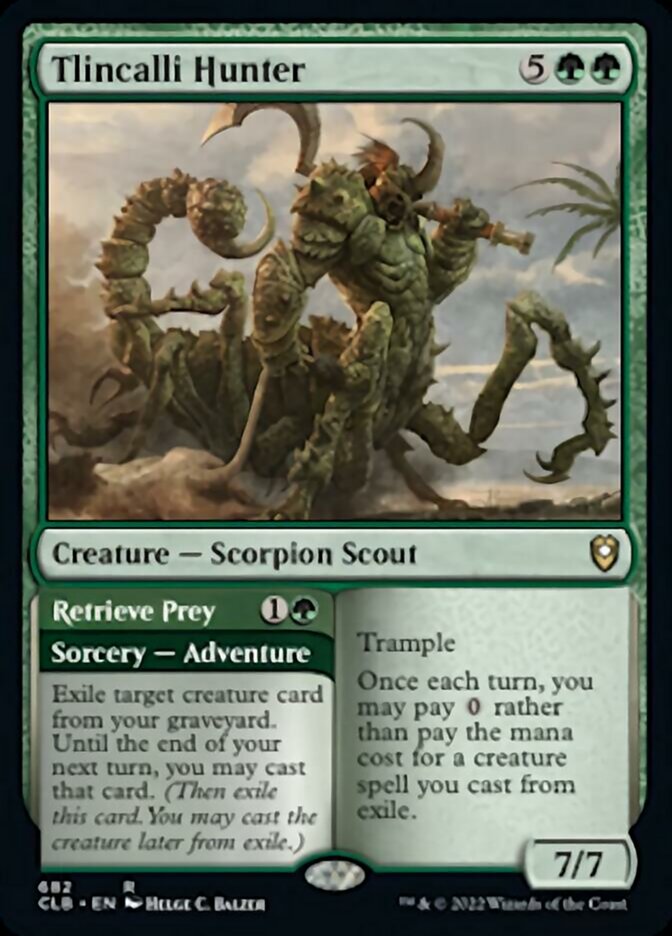 Tlincalli Hunter (682) [Commander Legends: Battle for Baldur's Gate]