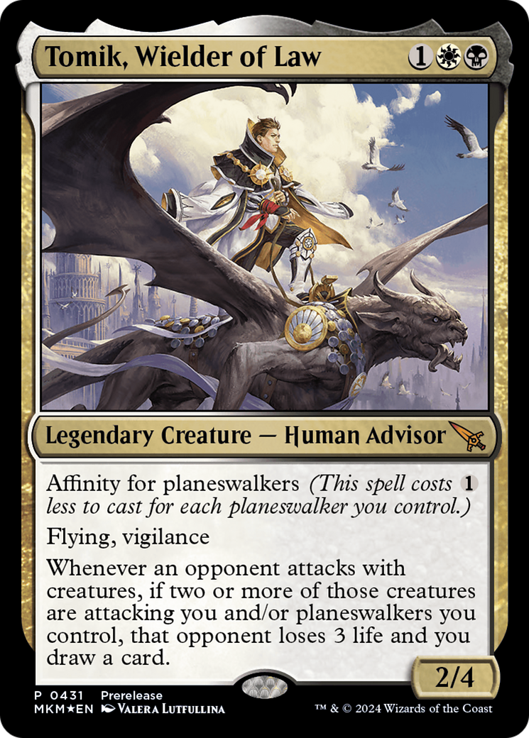 Tomik, Wielder of Law (431) [Prerelease Cards]