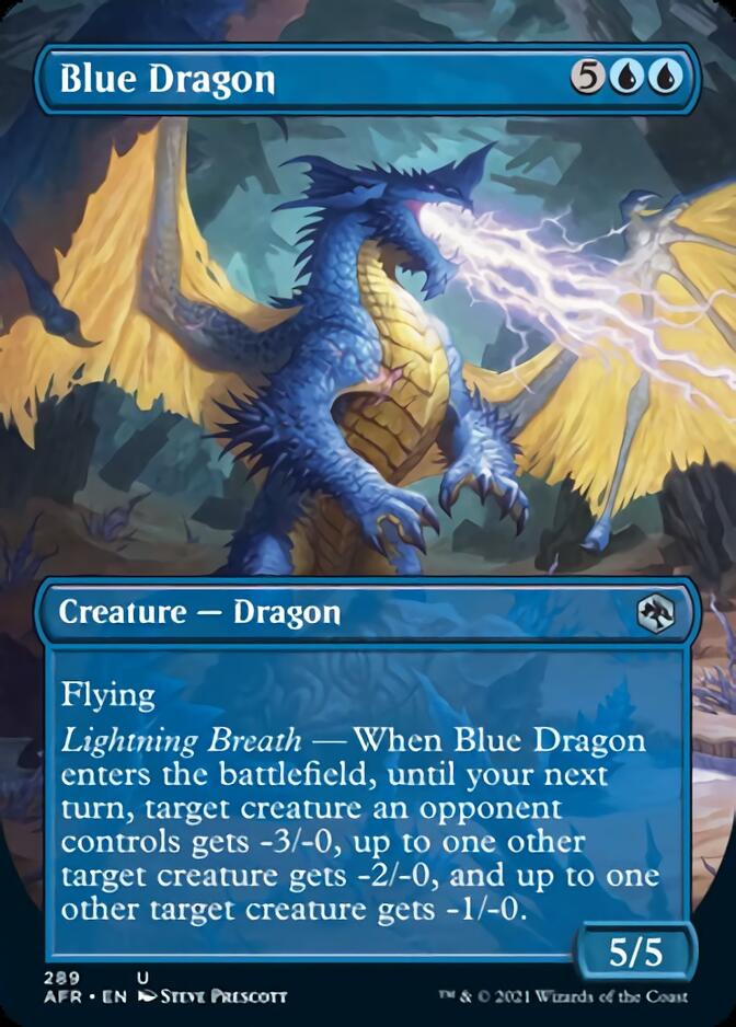 Blue Dragon (Borderless) (289) [Adventures in the Forgotten Realms]
