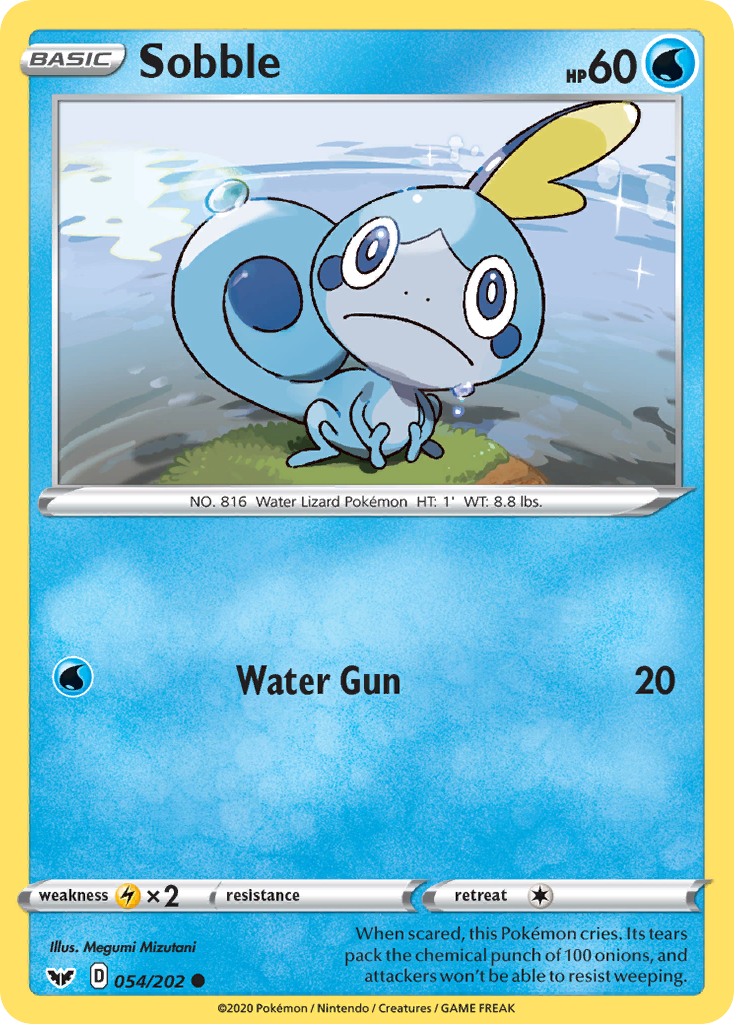 Sobble (054) (054/202) [SWSH01: Sword & Shield Base Set]