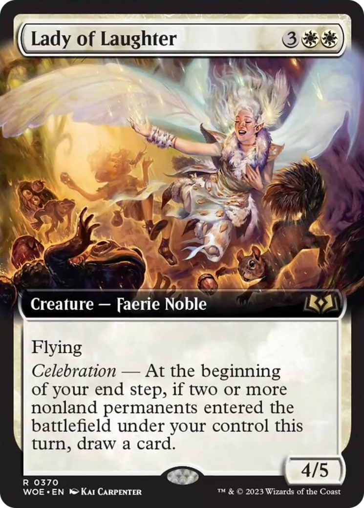 Lady of Laughter (Extended Art) (370) [Wilds of Eldraine]