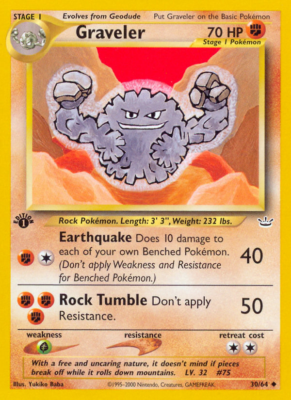 Graveler (30/64) [Neo Revelation]