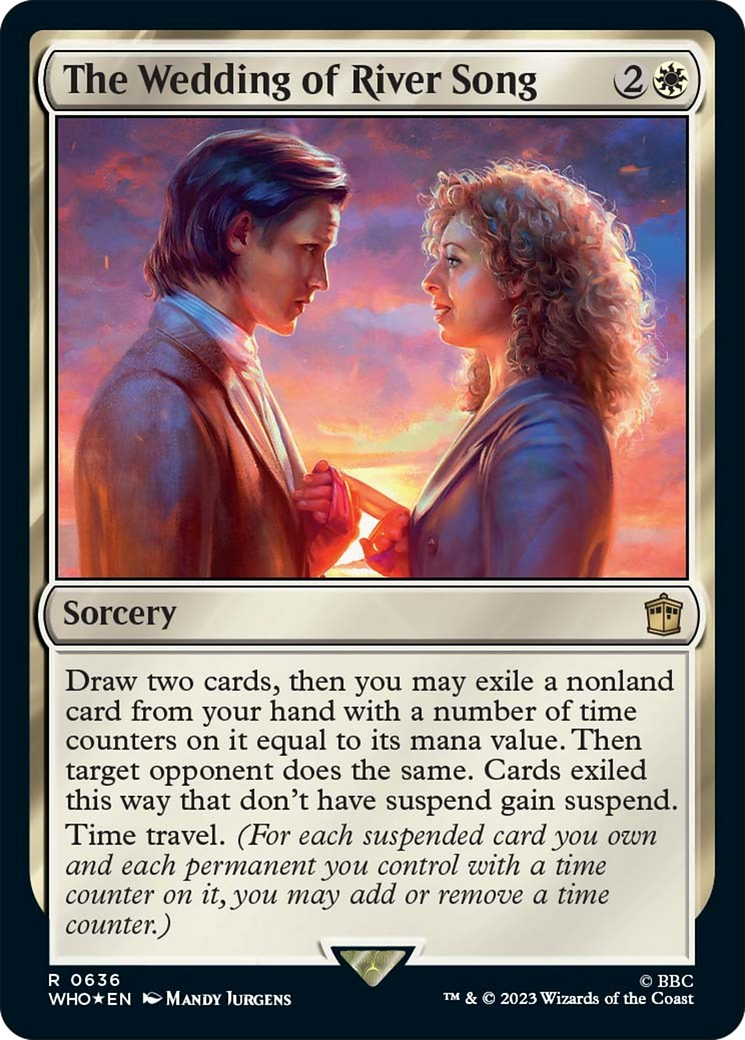 The Wedding of River Song (Surge Foil) (636) [Universes Beyond: Doctor Who]