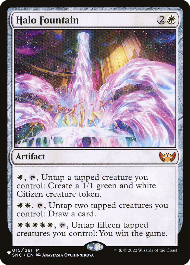 Halo Fountain (015/281) [The List Reprints]