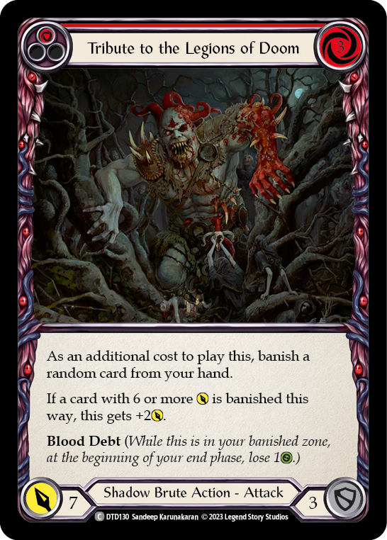 Tribute to the Legions of Doom (Red) (DTD130) [Dusk till Dawn]