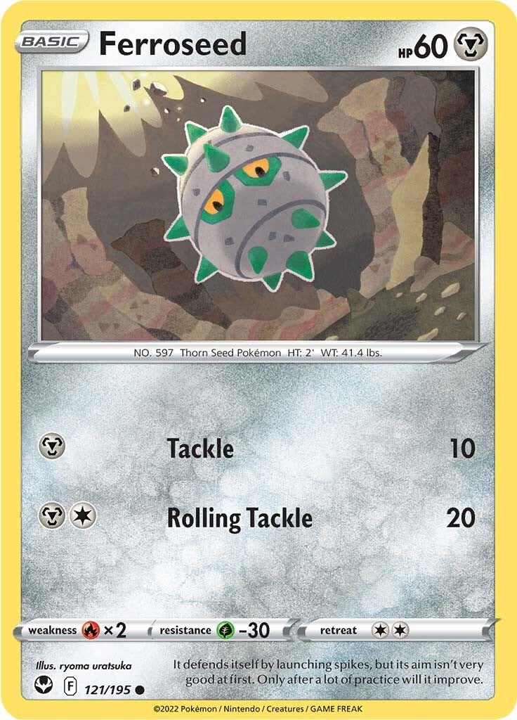 Ferroseed (121/195) [SWSH12: Silver Tempest]