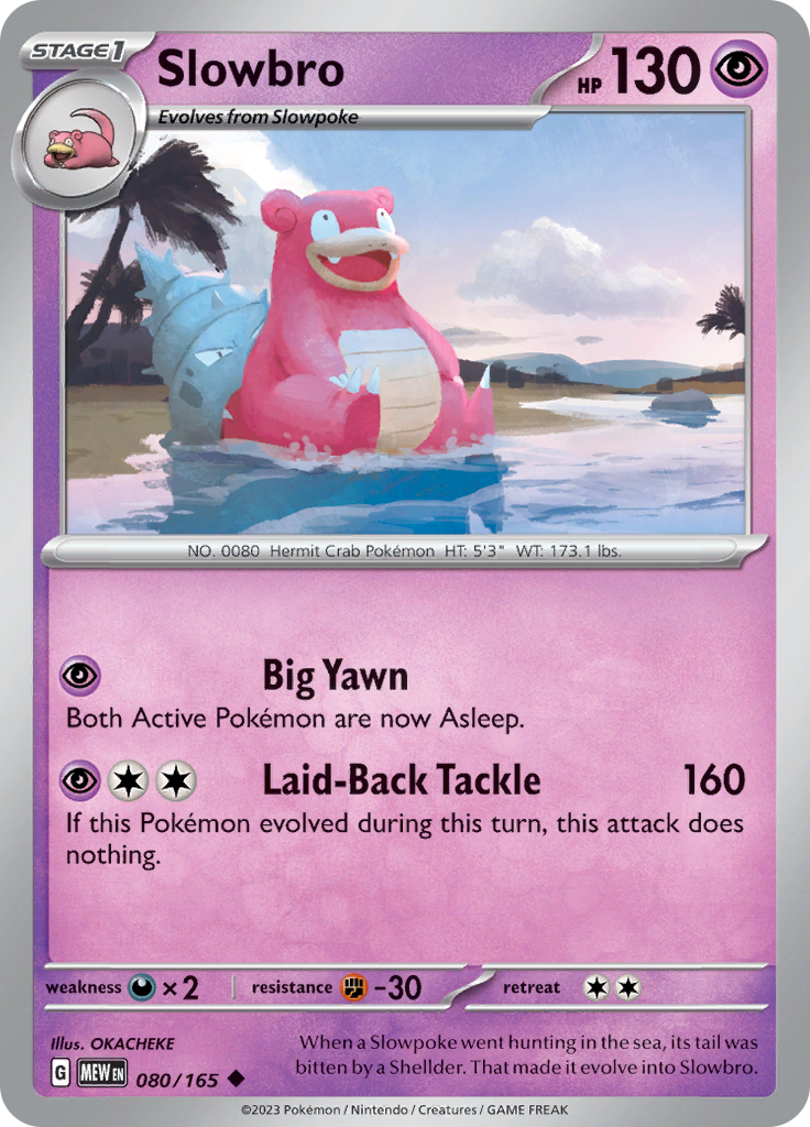 Slowbro (080/165) [SV: Scarlet & Violet 151]