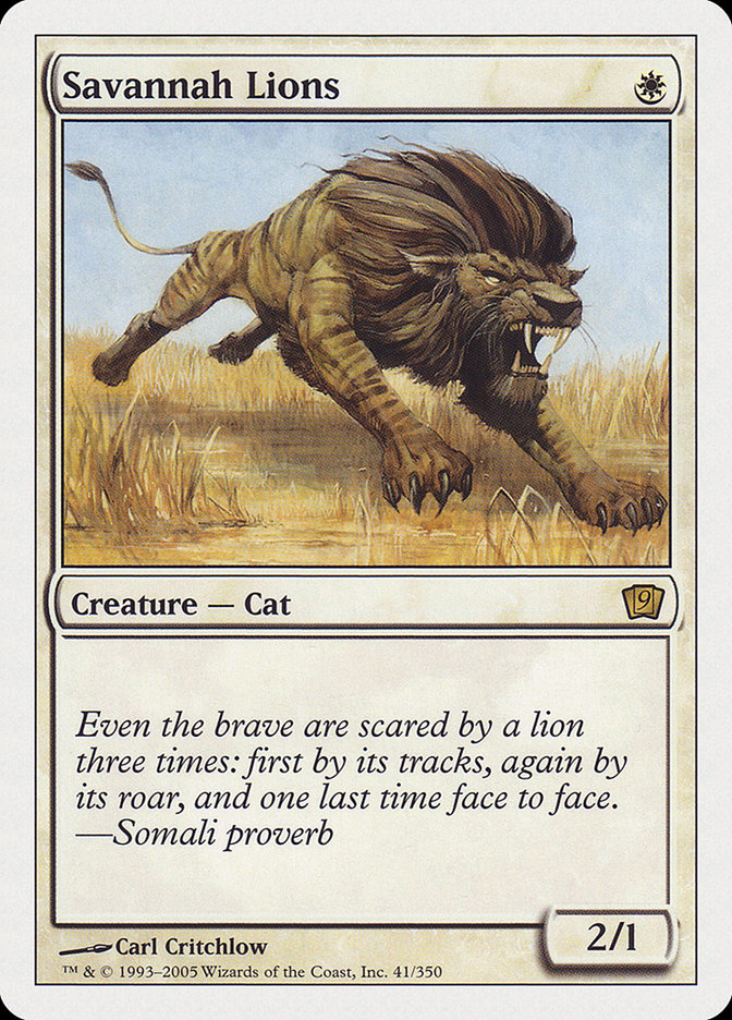 Savannah Lions (41) [9th Edition]