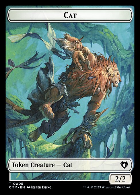 Saproling // Cat (0005) Double-Sided Token (35 // 5) [Commander Masters]