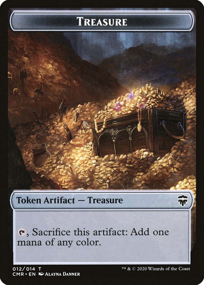 The Monarch // Treasure Double-Sided Token (14 // 12) [Commander Legends]