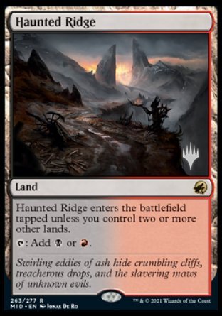 Haunted Ridge (263) [Promo Pack: Innistrad: Midnight Hunt]