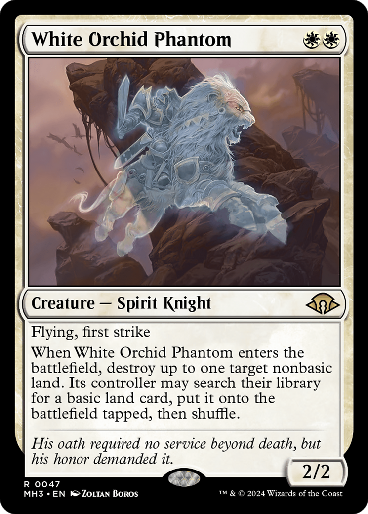 White Orchid Phantom (47) [Modern Horizons 3]