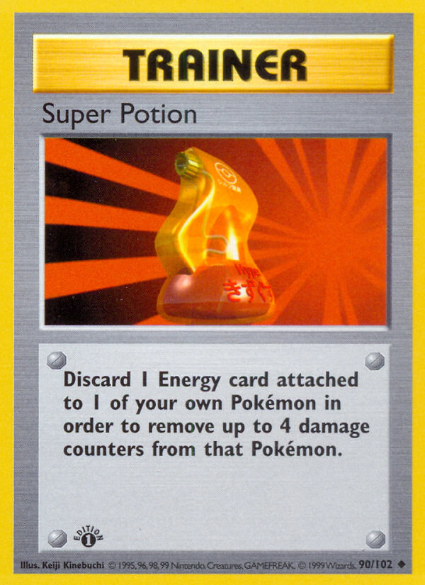 Super Potion (090/102) [Base Set (Shadowless)]