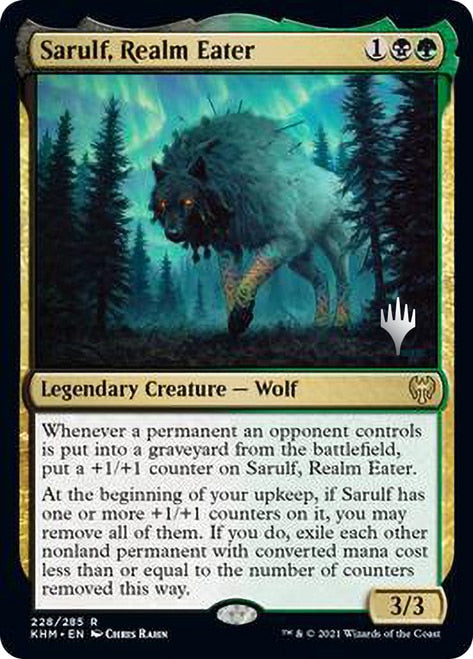 Sarulf, Realm Eater (228) [Promo Pack: Kaldheim]