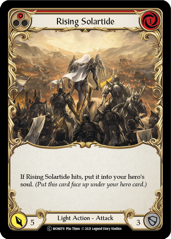 Rising Solartide (Red) (MON078) [Monarch]